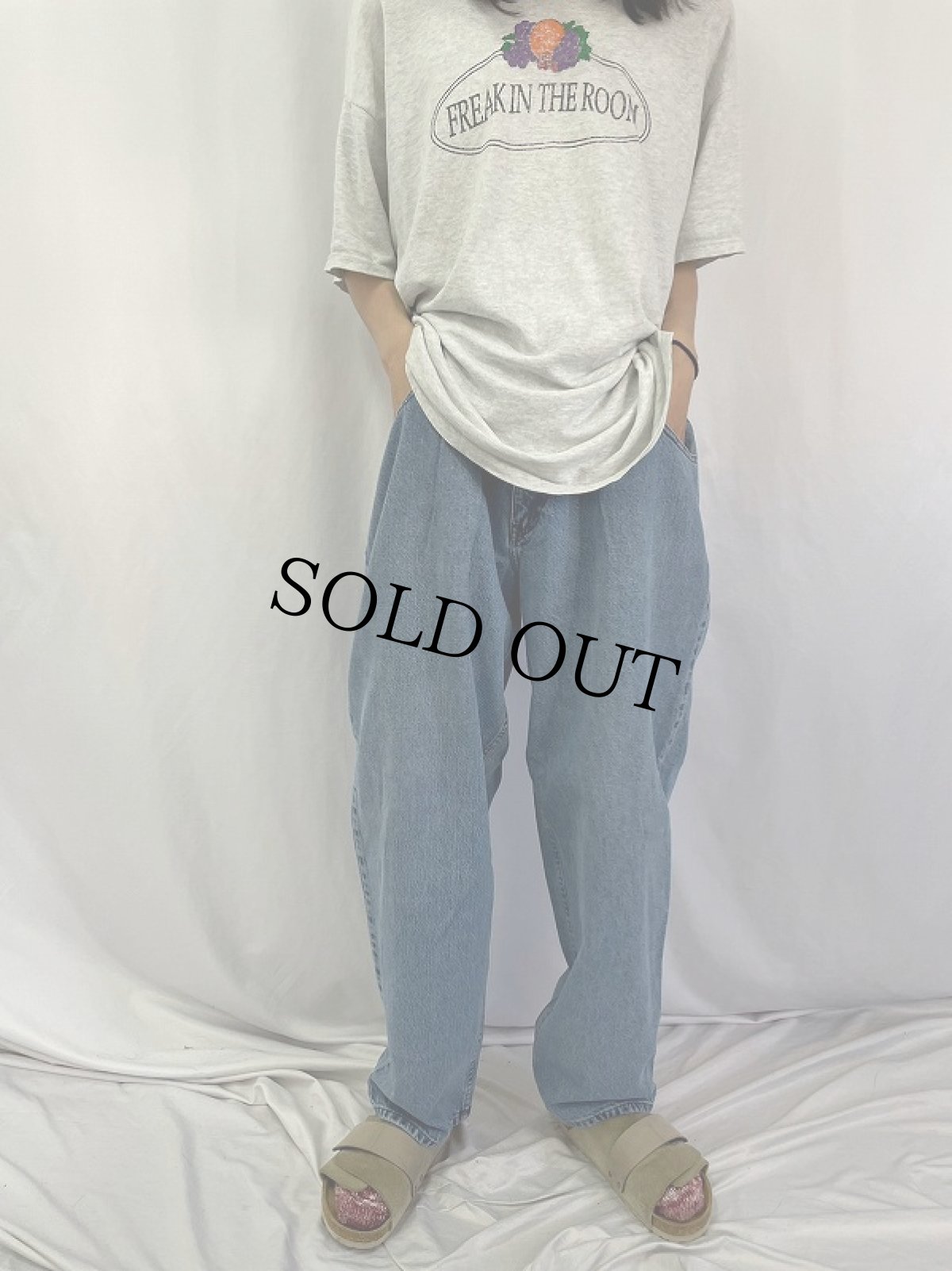 画像2: 90's Levi's SILVER TAB "baggy" デニムパンツ W35 (2)