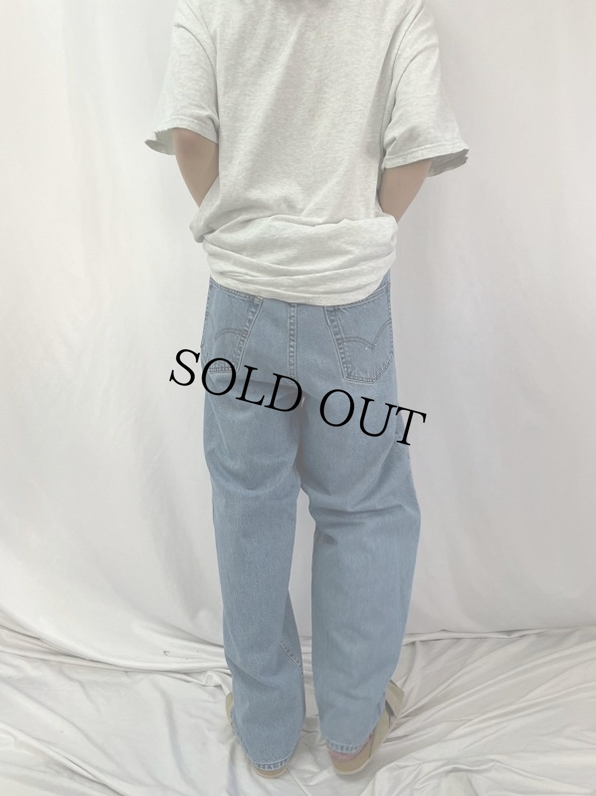 画像4: 90's Levi's SILVER TAB "baggy" デニムパンツ W35 (4)
