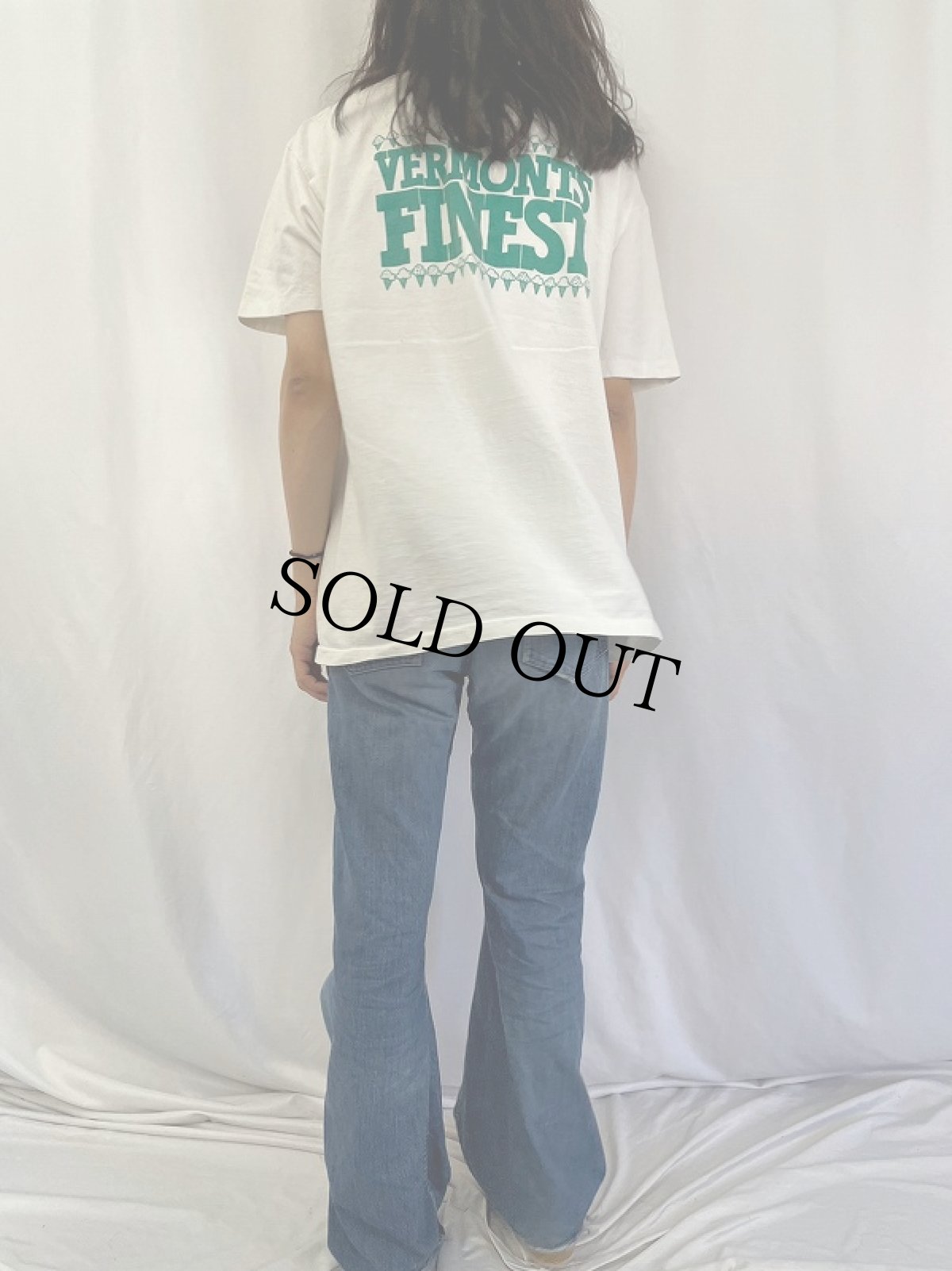 画像4: 90's BEN&JERRY'S USA製 企業プリントTシャツ XL (4)