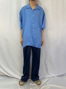 画像2: POLO Ralph Lauren リネン×シルク オープンカラーシャツ 4XB (2)