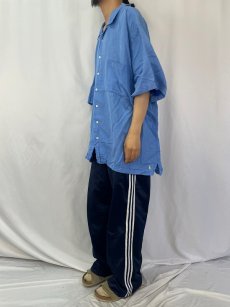 画像3: POLO Ralph Lauren リネン×シルク オープンカラーシャツ 4XB (3)