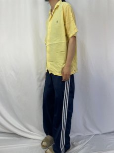 画像3: POLO Ralph Lauren "CURHAM CLASSIC FIT" リネン×コットン オープンカラーシャツ L (3)