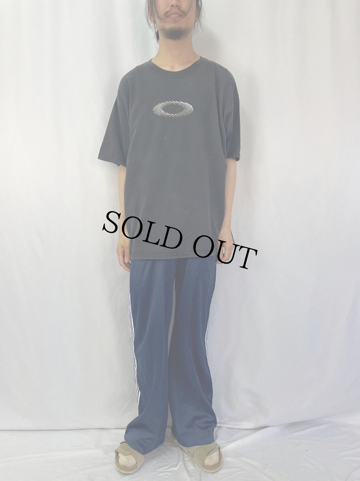 画像2: OAKLEY ロゴプリントTシャツ XL (2)