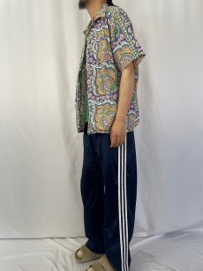 画像3: 90's〜 POLO Ralph Lauren "ANDY CAMP" オリエンタル柄 コットンオープンカラーシャツ L (3)