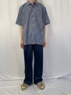 画像2: POLO Ralph Lauren "CALDWELL" 花柄 コットンオープンカラーシャツ L (2)