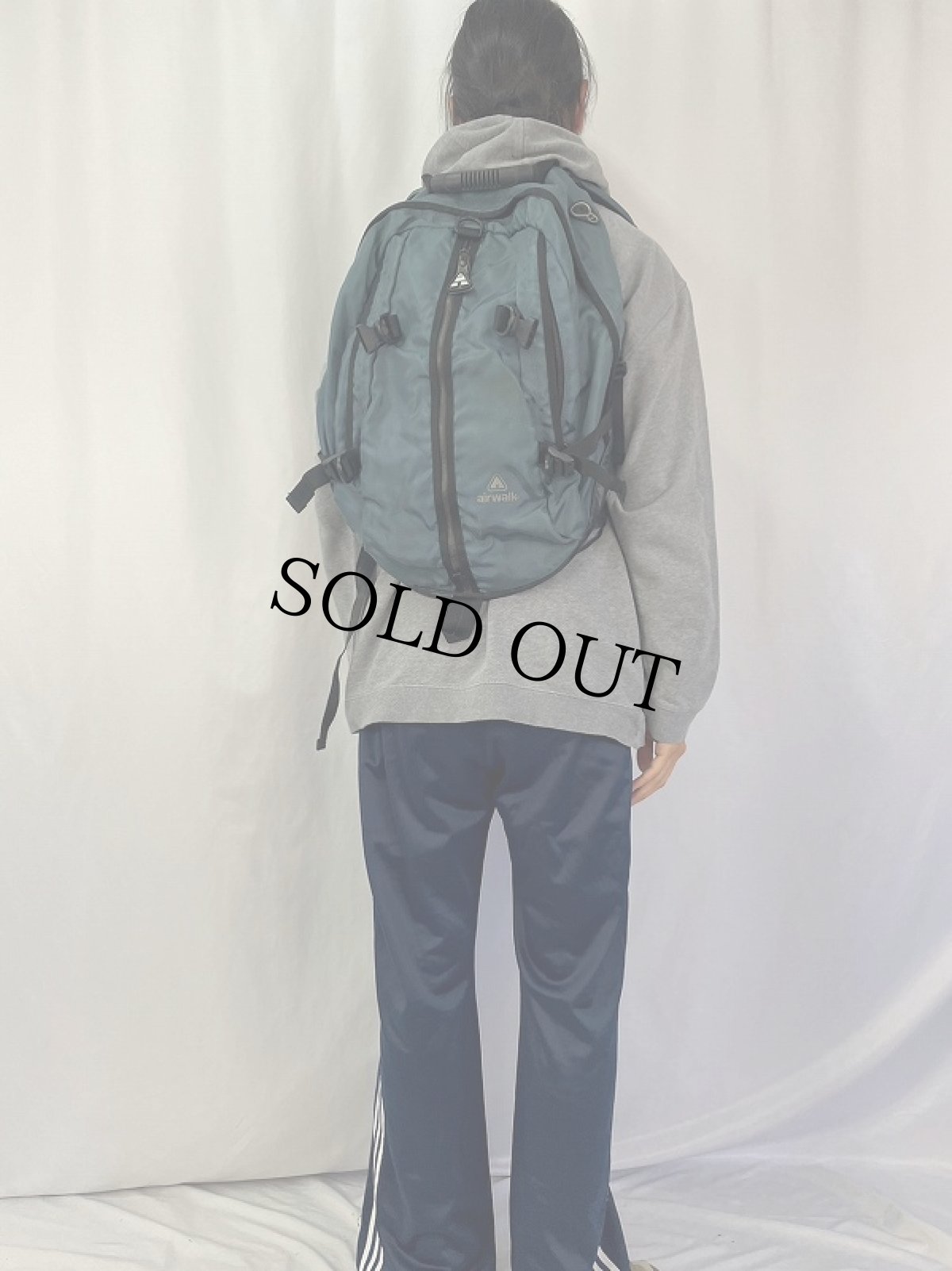 画像2: 90〜00's air walk ナイロンバックパック (2)