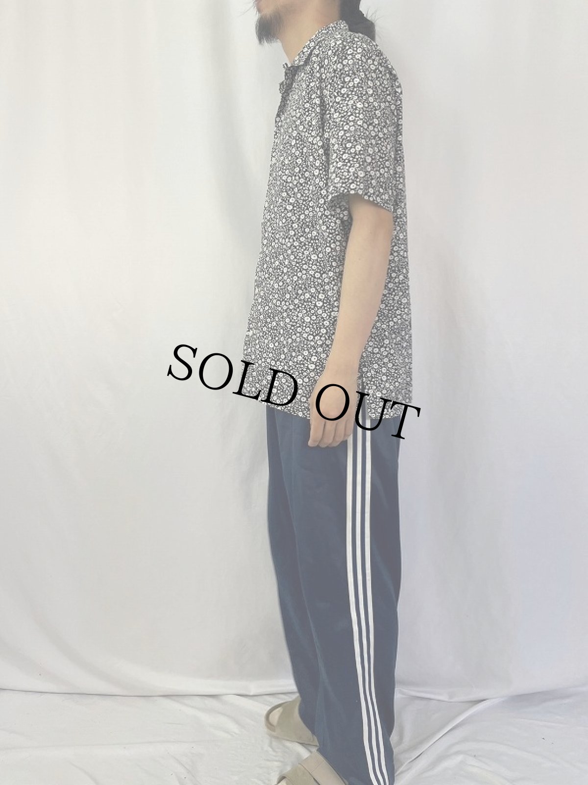 画像3: POLO Ralph Lauren "CLAYTON" 花柄 コットンオープンカラーシャツ M (3)