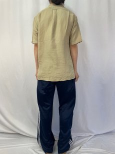 画像4: POLO Ralph Lauren "CALDWELL" リネン×シルク オープンカラーシャツ S (4)