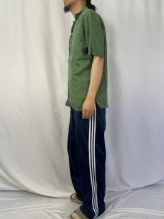 画像3: POLO Ralph Lauren "CALDWELL" リネン×シルク オープンカラーシャツ M (3)
