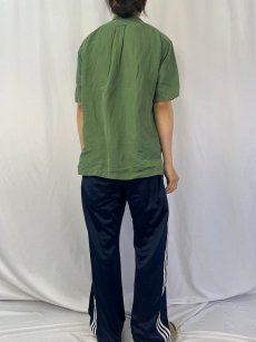 画像4: POLO Ralph Lauren "CALDWELL" リネン×シルク オープンカラーシャツ M (4)