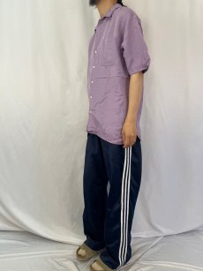 画像3: POLO Ralph Lauren "CALDWELL" リネン×シルク オープンカラーシャツ L (3)