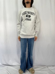 画像2: 90's Champion REVERSE WEAVE "PURDUE UNIVERSITY" プリントスウェット XXL (2)