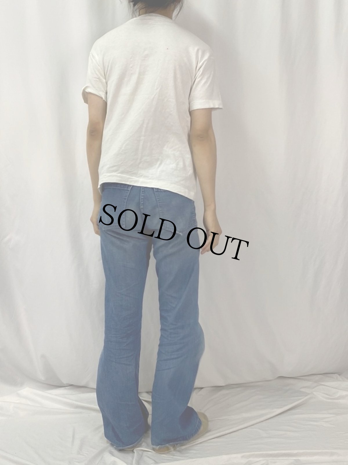 画像4: 50〜60's NEVADA BOYS STATE フロッキープリントTシャツ L (4)