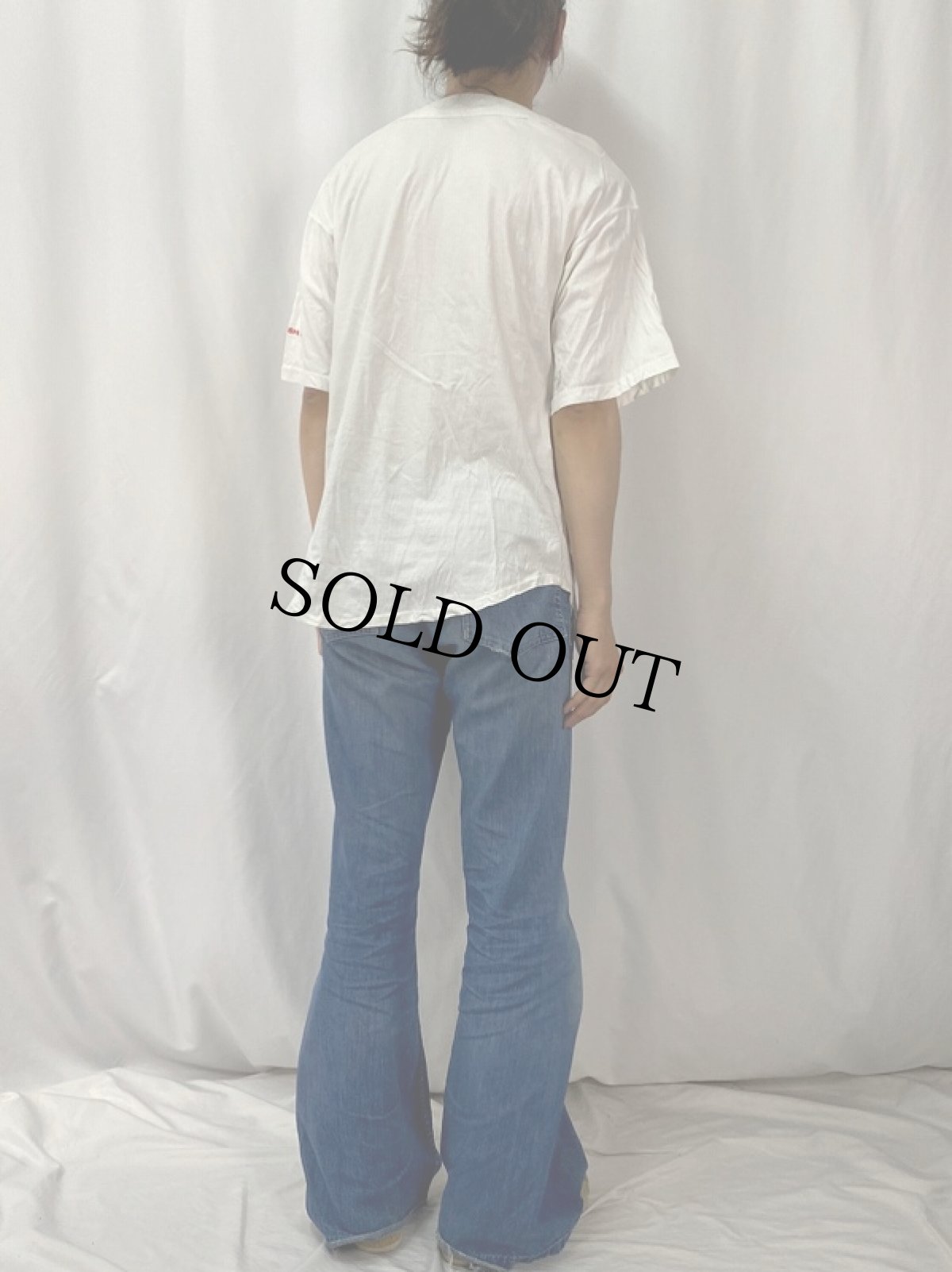 画像4: 90's MITUBISHI OIL "Felix the Cat" ベースボールシャツ  (4)