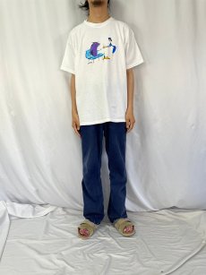 画像2: 2001 SHAG USA製 アートプリントTシャツ L (2)