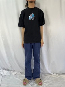 画像2: 2001 SHAG USA製 アートプリントTシャツ XL (2)