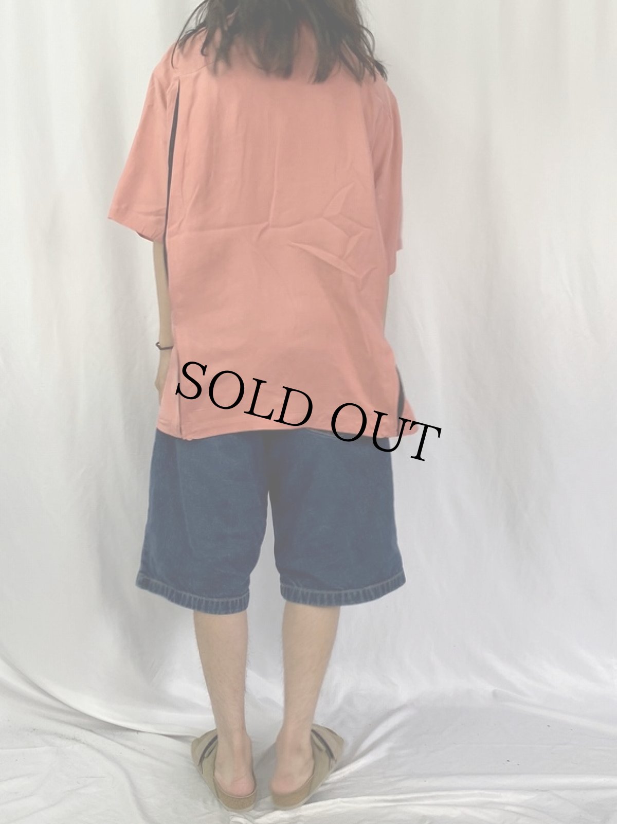 画像4: 80's Cruisin USA製 シルクボーリングシャツ XL (4)