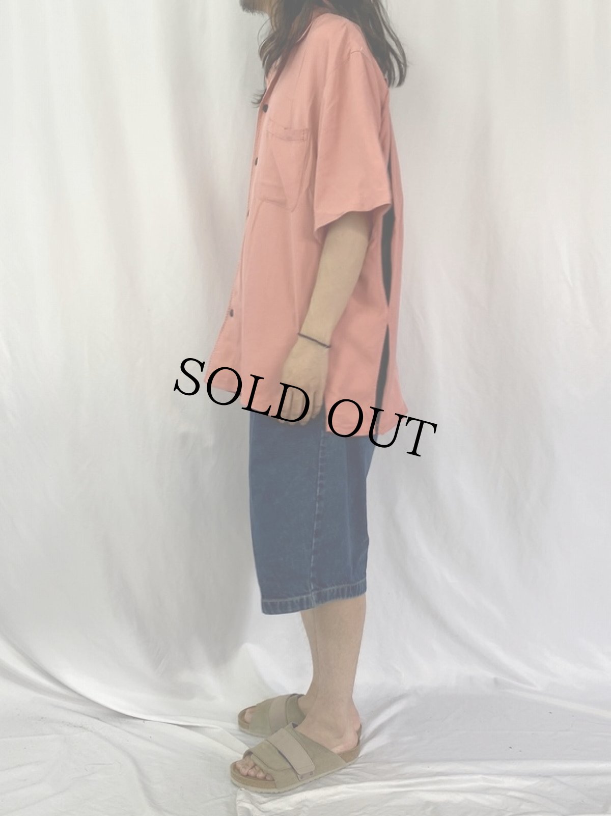 画像3: 80's Cruisin USA製 シルクボーリングシャツ XL (3)