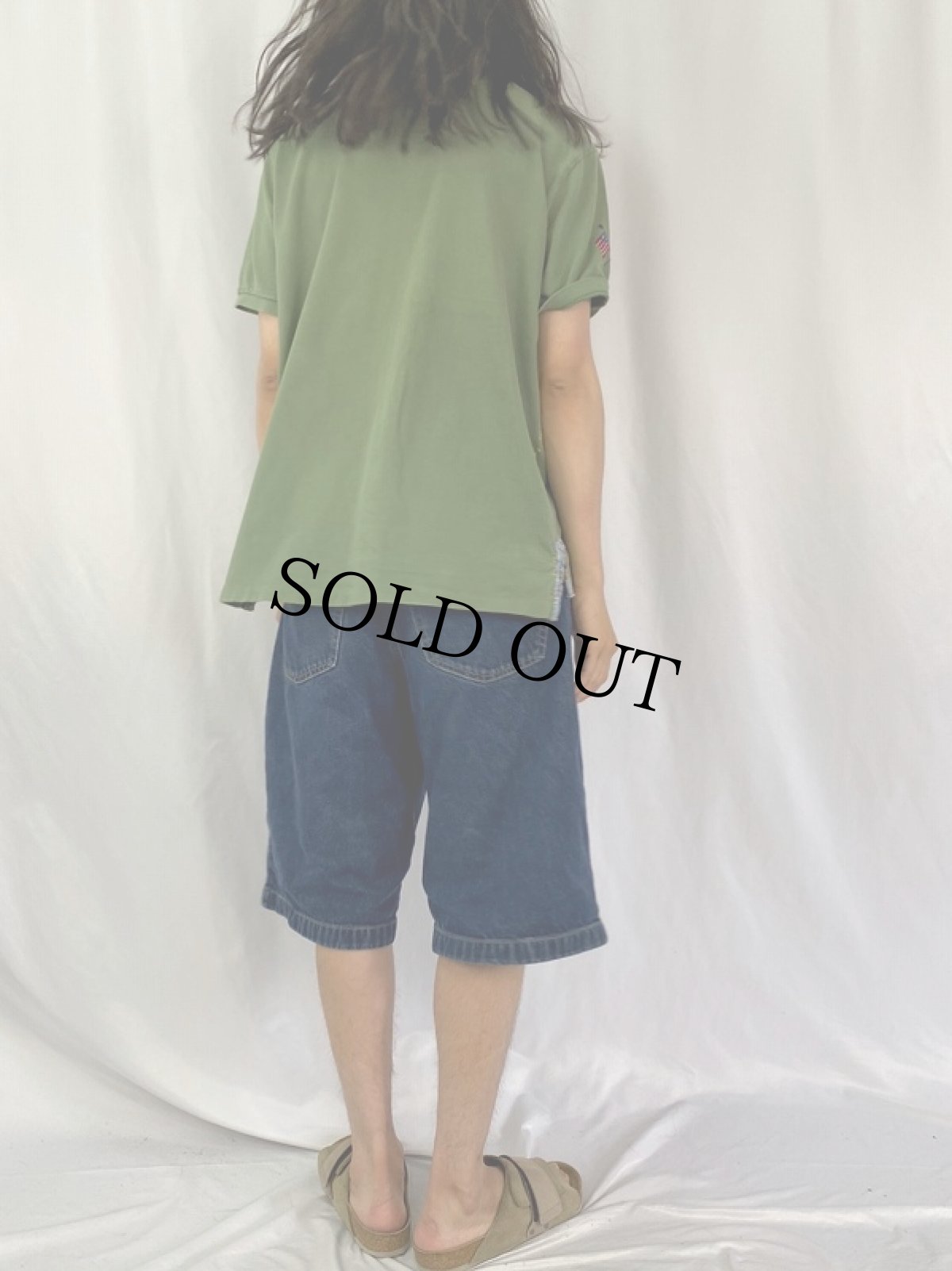 画像4: POLO Ralph Lauren "CUSTOM FIT" ハンド刺繍風 ポロシャツ XL (4)