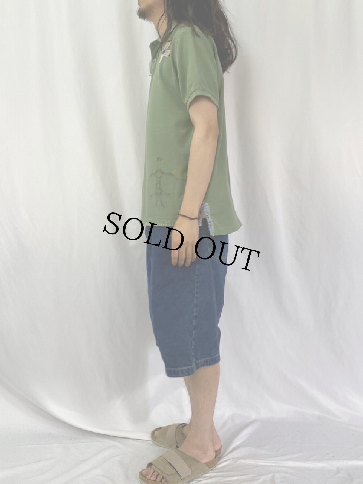 画像3: POLO Ralph Lauren "CUSTOM FIT" ハンド刺繍風 ポロシャツ XL (3)