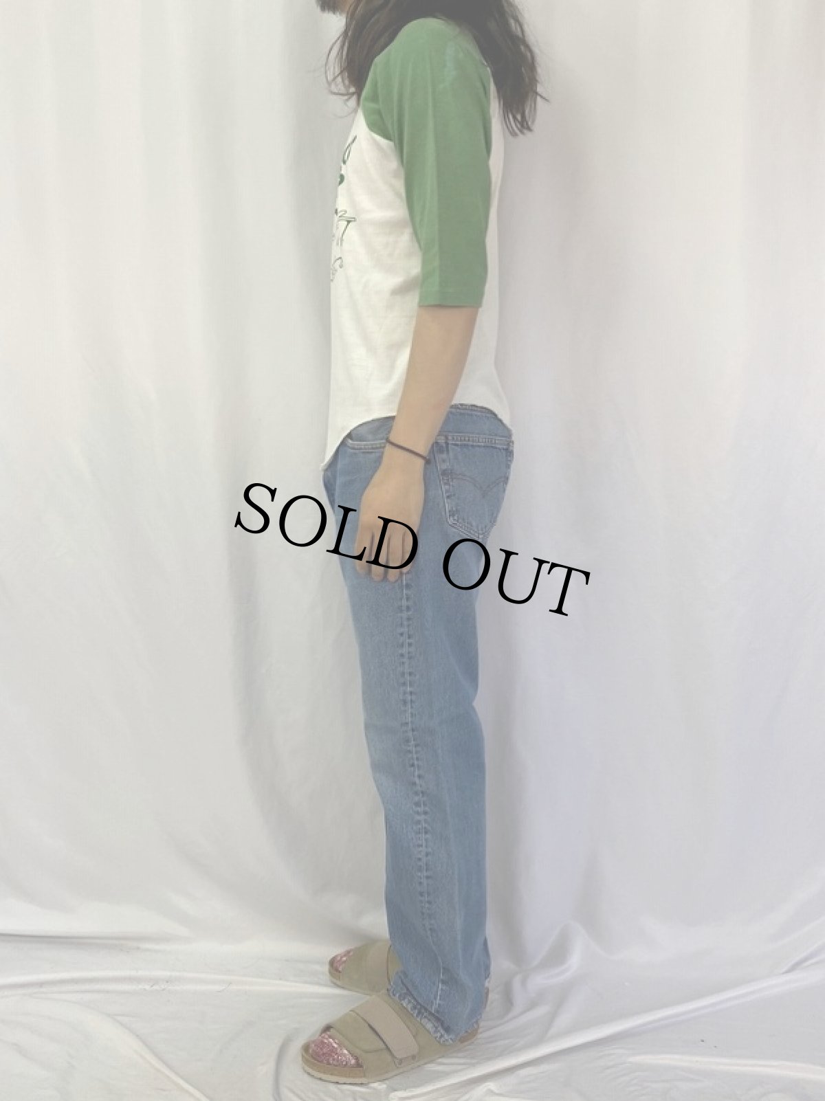 画像3: 80's "BRONX SCIENCE" プリントラグランTシャツ L (3)