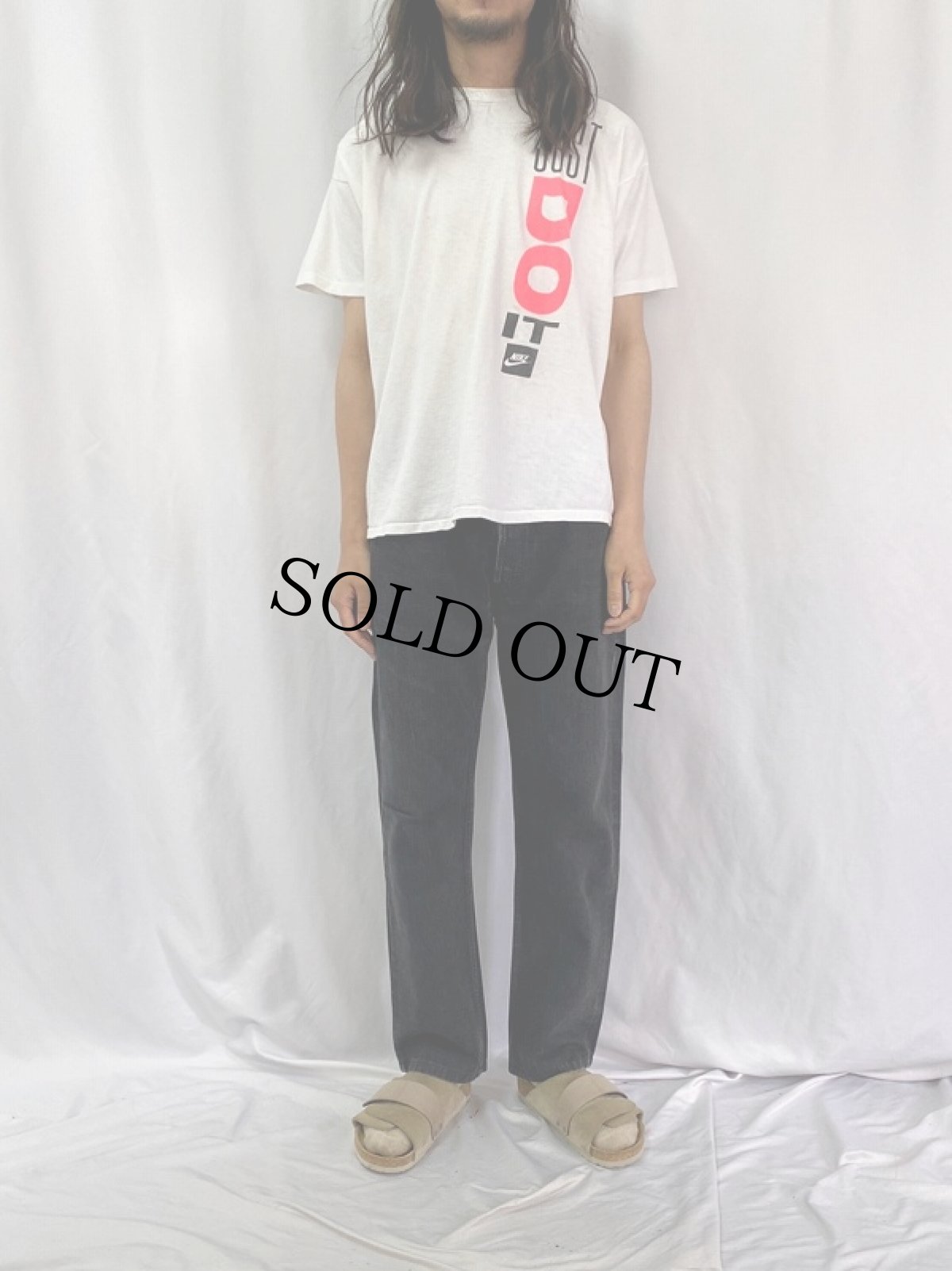 画像2: 90's EURO Levi's 501 FRANCE製 ブラックデニムパンツ W32 (2)