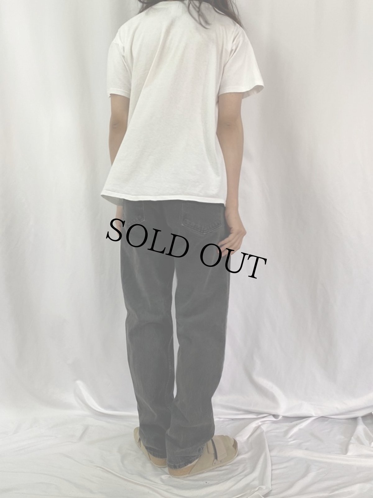 画像4: 90's Levi's 505 USA製 ブラックデニムパンツ W31 (4)