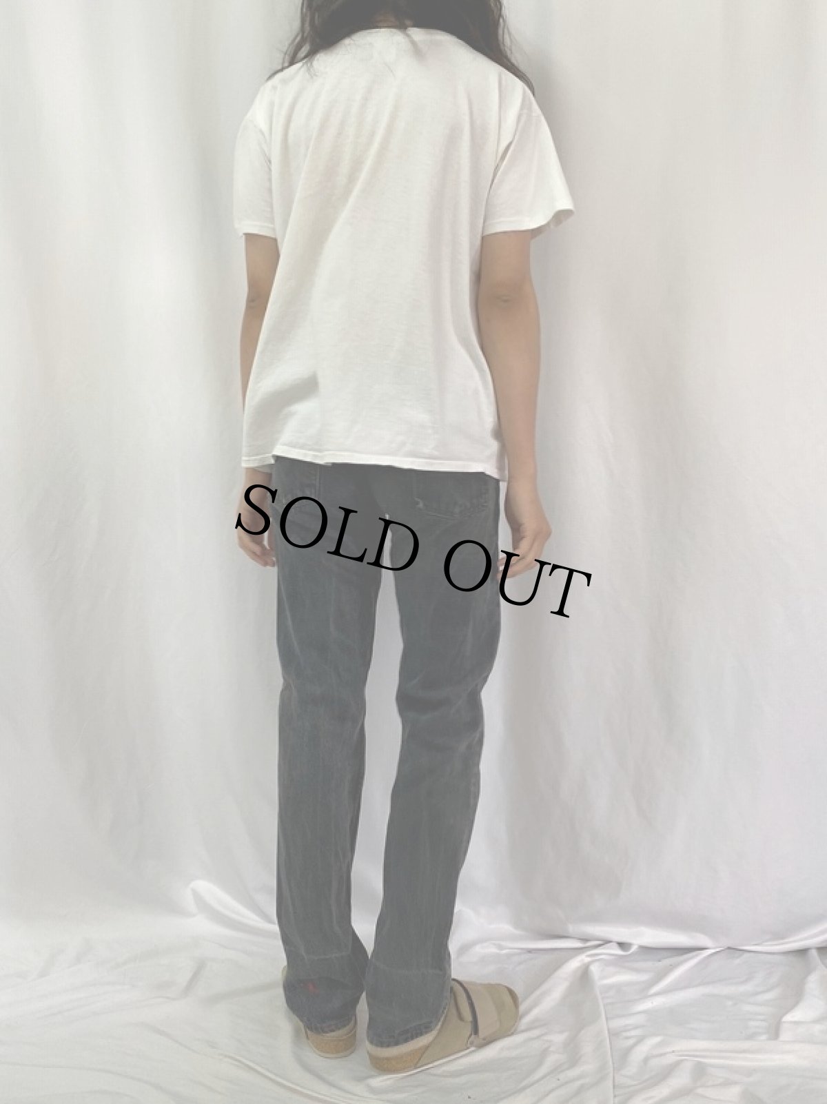 画像4: 90's Levi's 501 USA製 ブラックデニムパンツ W31 (4)