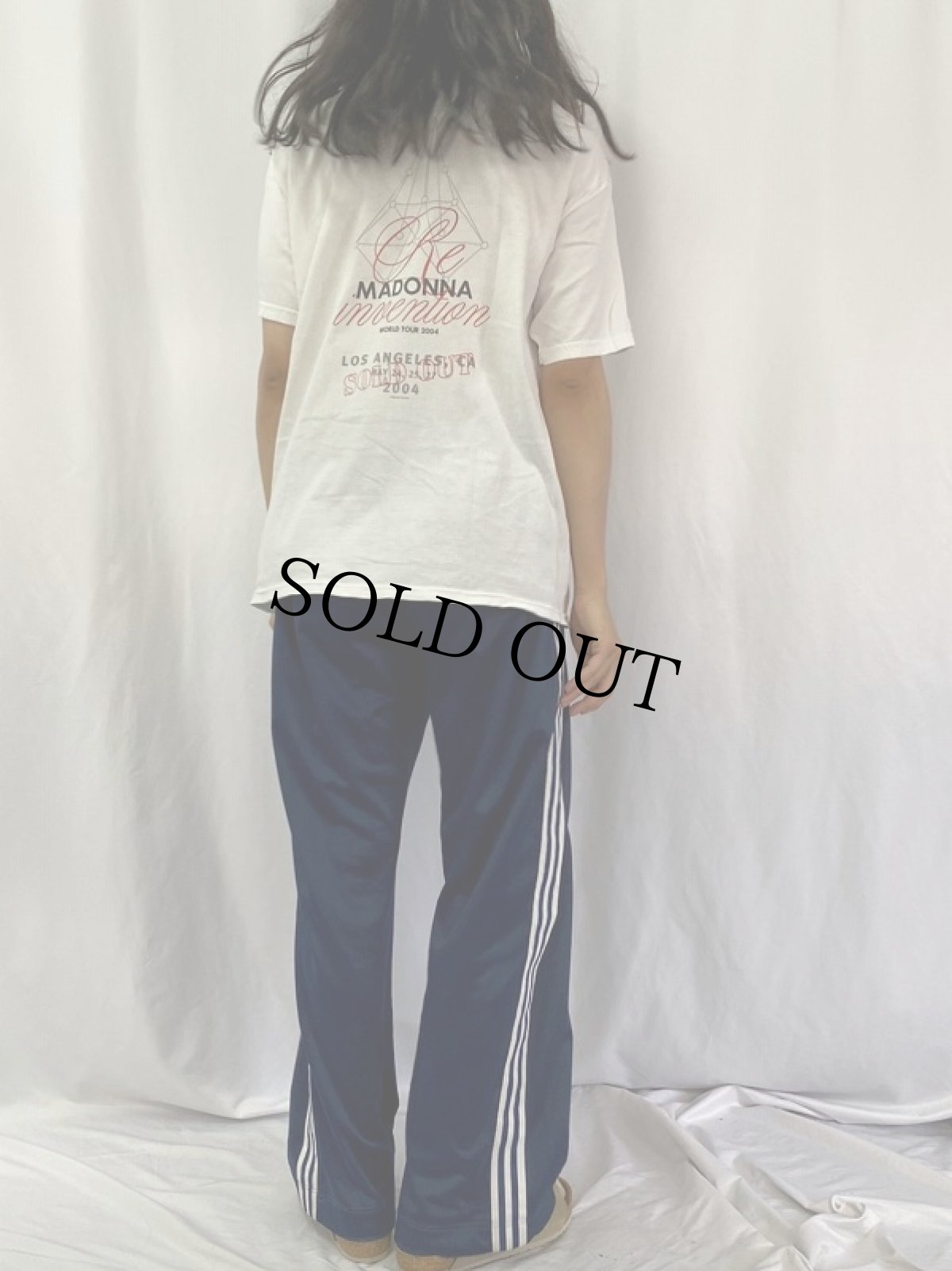 画像5: 00's MADONNA "The Re-Invention Tour 2004" ミュージシャンツアーTシャツ L (5)