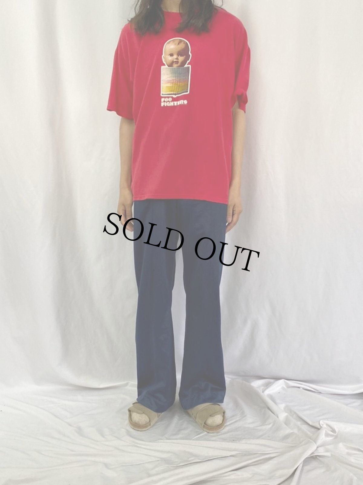 画像2: 00's Foo Fighters ロックバンドTシャツ  (2)