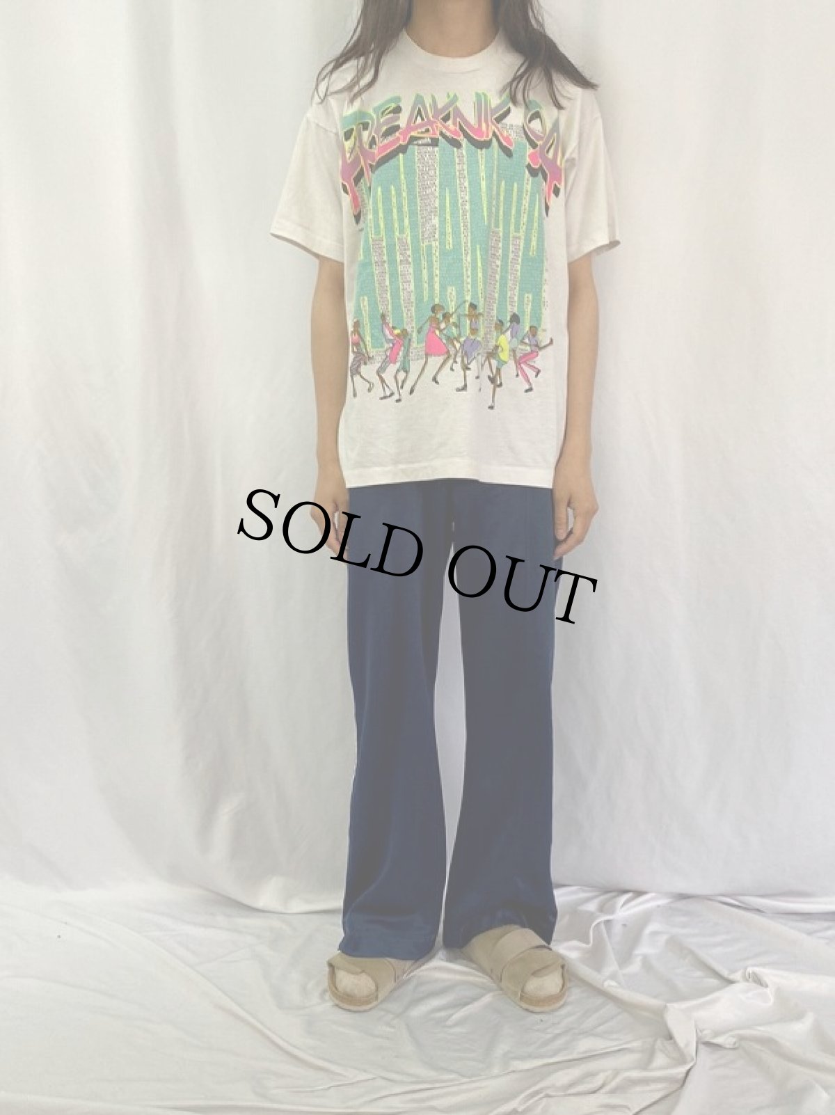 画像2: 90's "FREAKNIK 1994 ATLANTA" USA製 ミュージックフェスティバルTシャツ XL  (2)