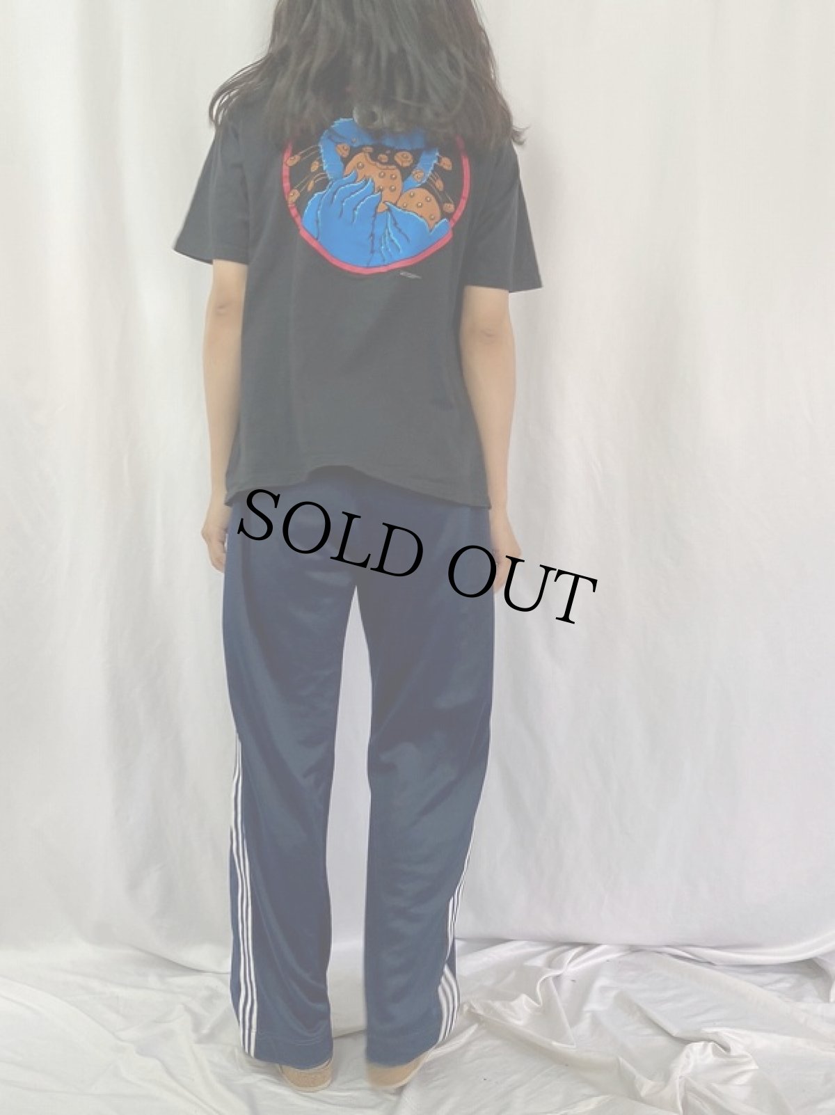 画像5: COOKIE MONSTER USA製 "got cookie?" パロディTシャツ L (5)