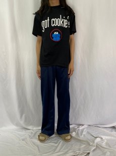 画像3: COOKIE MONSTER USA製 "got cookie?" パロディTシャツ L (3)