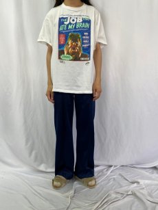 画像2: 90's FUN-O-RAMA MUTT GROENING "THE JOB THAT ATE MY BRAIN" USA製 イラストTシャツ XL (2)