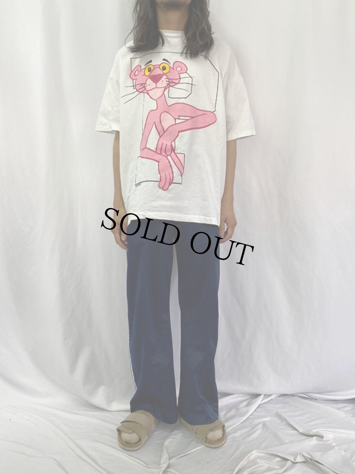 画像3: 90's PINK PANTHER USA製 キャラクターTシャツ ONESIZE (3)