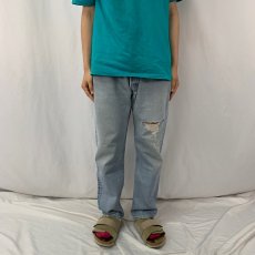 画像2: 00's Levi's 501 USA製 デニムパンツ W33 (2)