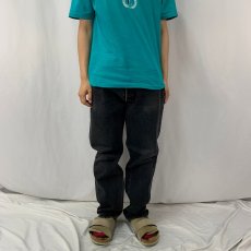 画像2: 90's Levi's 501 USA製 "サルファブラック" ブラックデニムパンツ W35 (2)