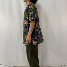 画像3: POLO Ralph Lauren "CLAYTON" オールオーバーパターン コットンアロハシャツ L  (3)