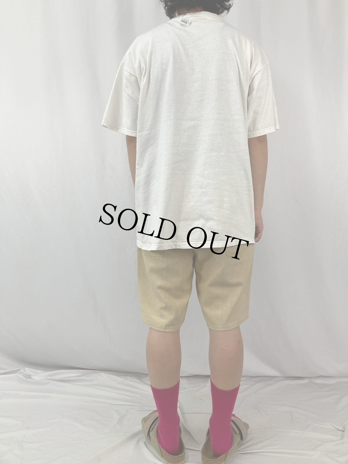 画像4: 90's LARGELY LITERARY "Sigmund Freud" 心理学者イラストTシャツ XL (4)