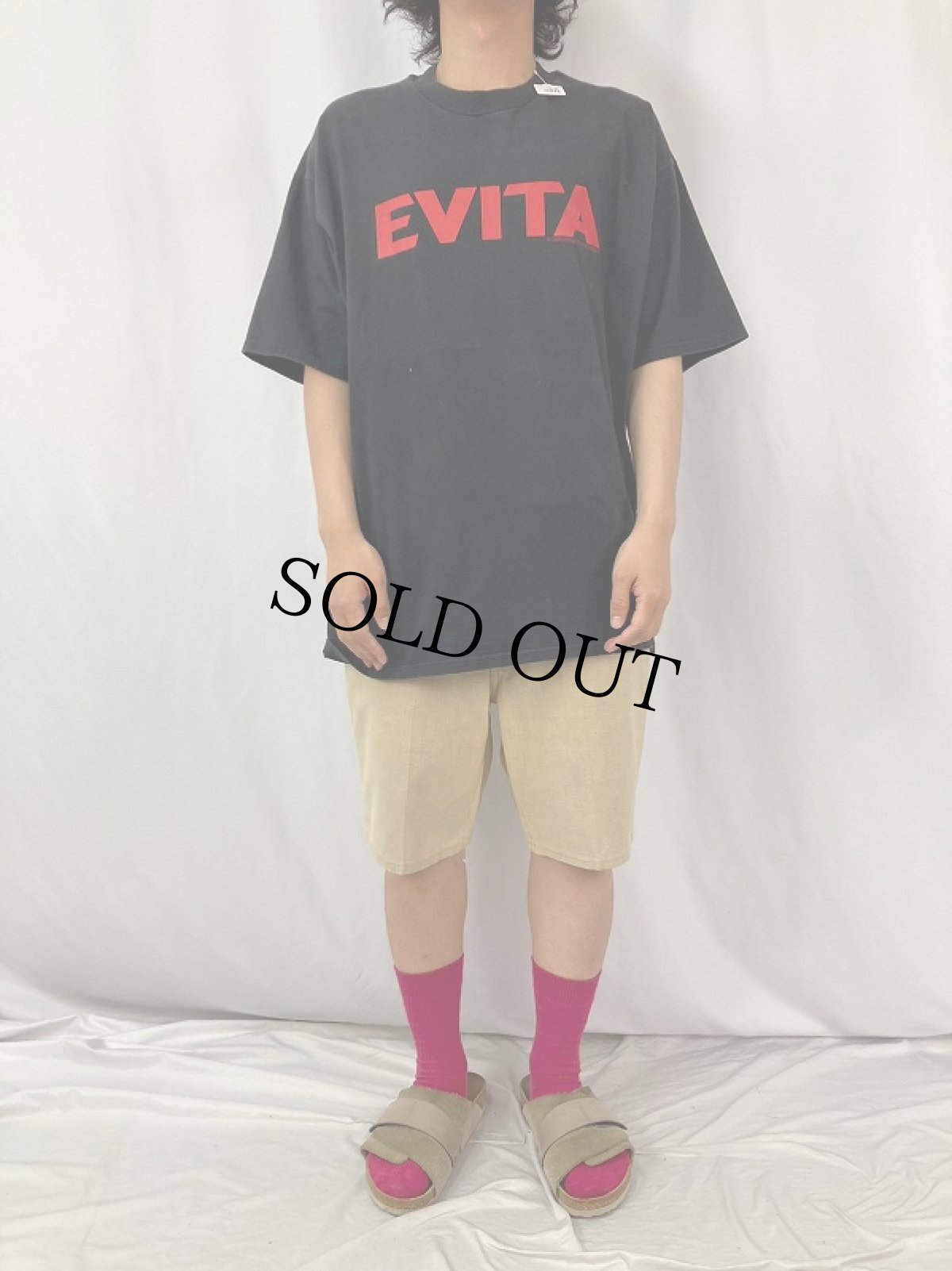 画像2: 90's EVITA ミュージカル映画Tシャツ XL (2)