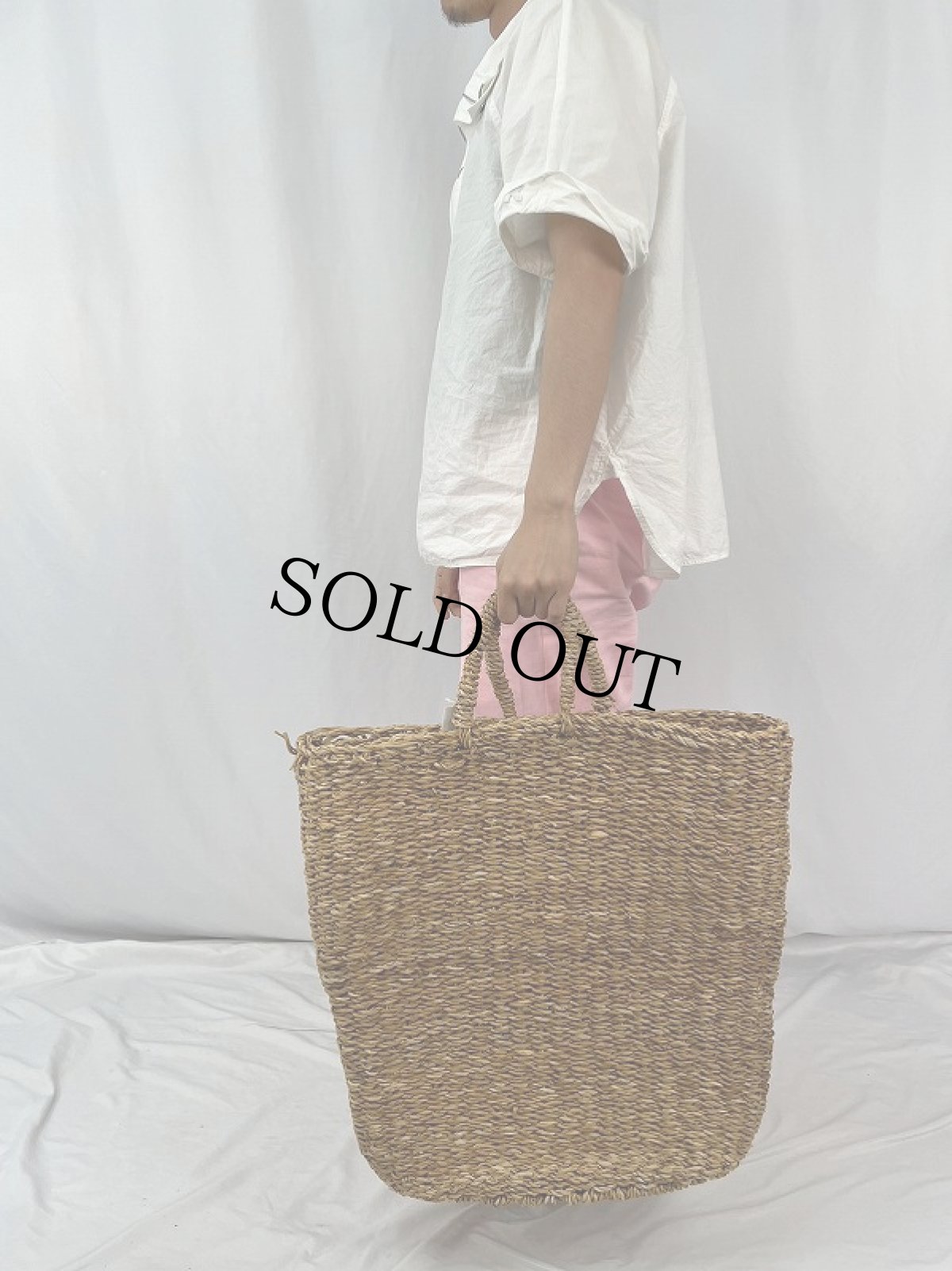 画像2: ラタン トートバッグ (2)