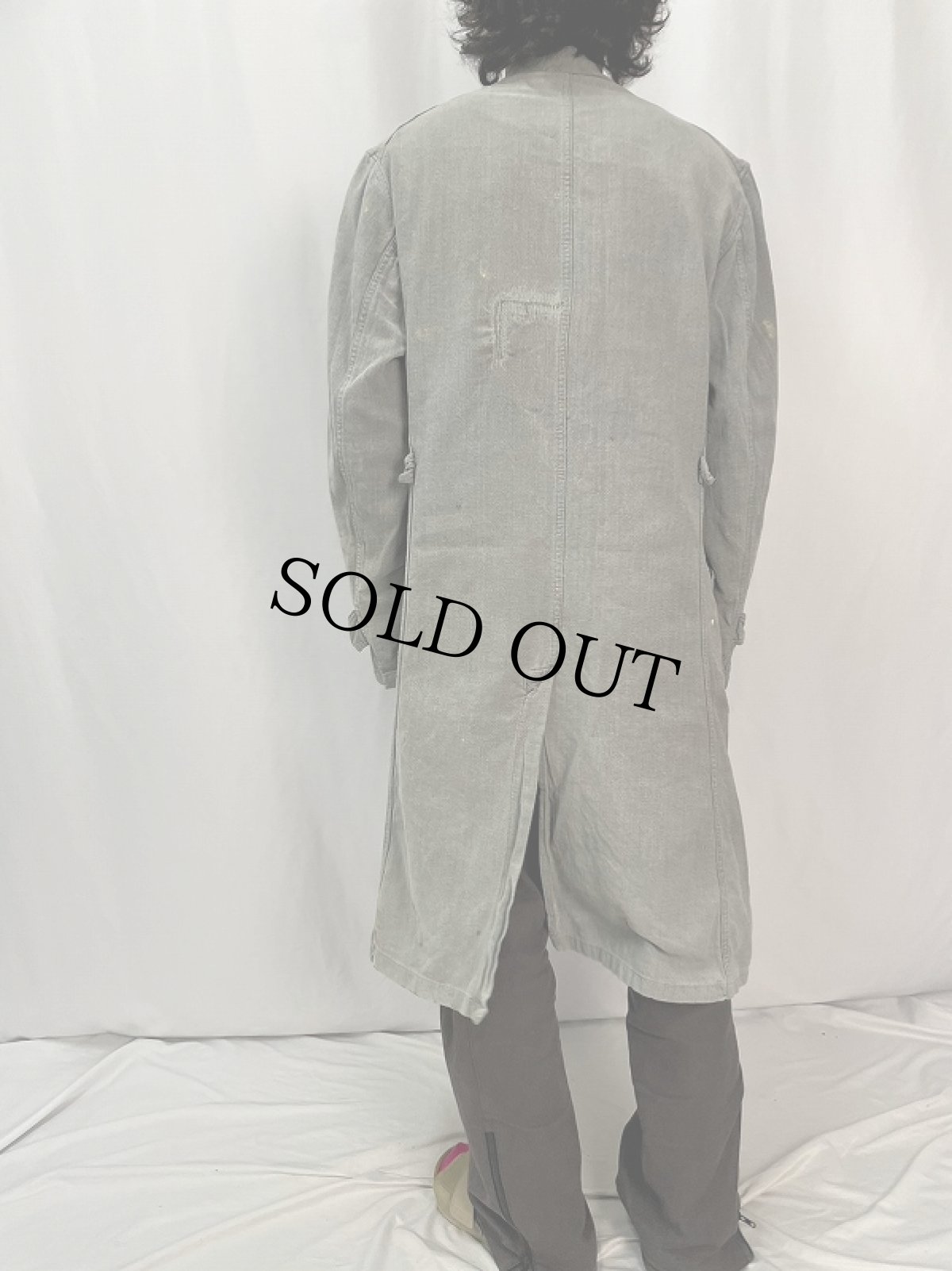 画像4: 50's LE FORT-BEAU "ソルト&ペッパー" アトリエコート (4)