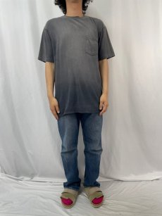 画像2: 90's TOWNCRAFT JCPenney USA製 無地ポケットTシャツ XL (2)