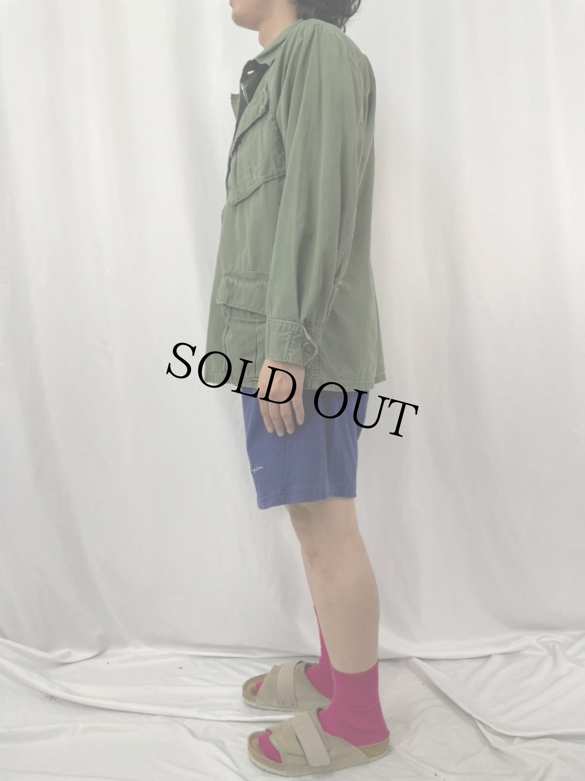 画像3: 60's U.S.ARMY ジャングルファティーグジャケット 5th MEDIUM-SHORT (3)
