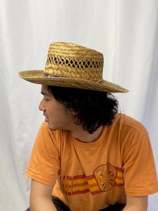 画像3: 【SALE】 DORFMAN PACIFIC CO. リボンデザイン オープンロード ストローハット M (3)