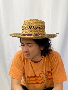 画像2: 【SALE】 DORFMAN PACIFIC CO. リボンデザイン オープンロード ストローハット M (2)