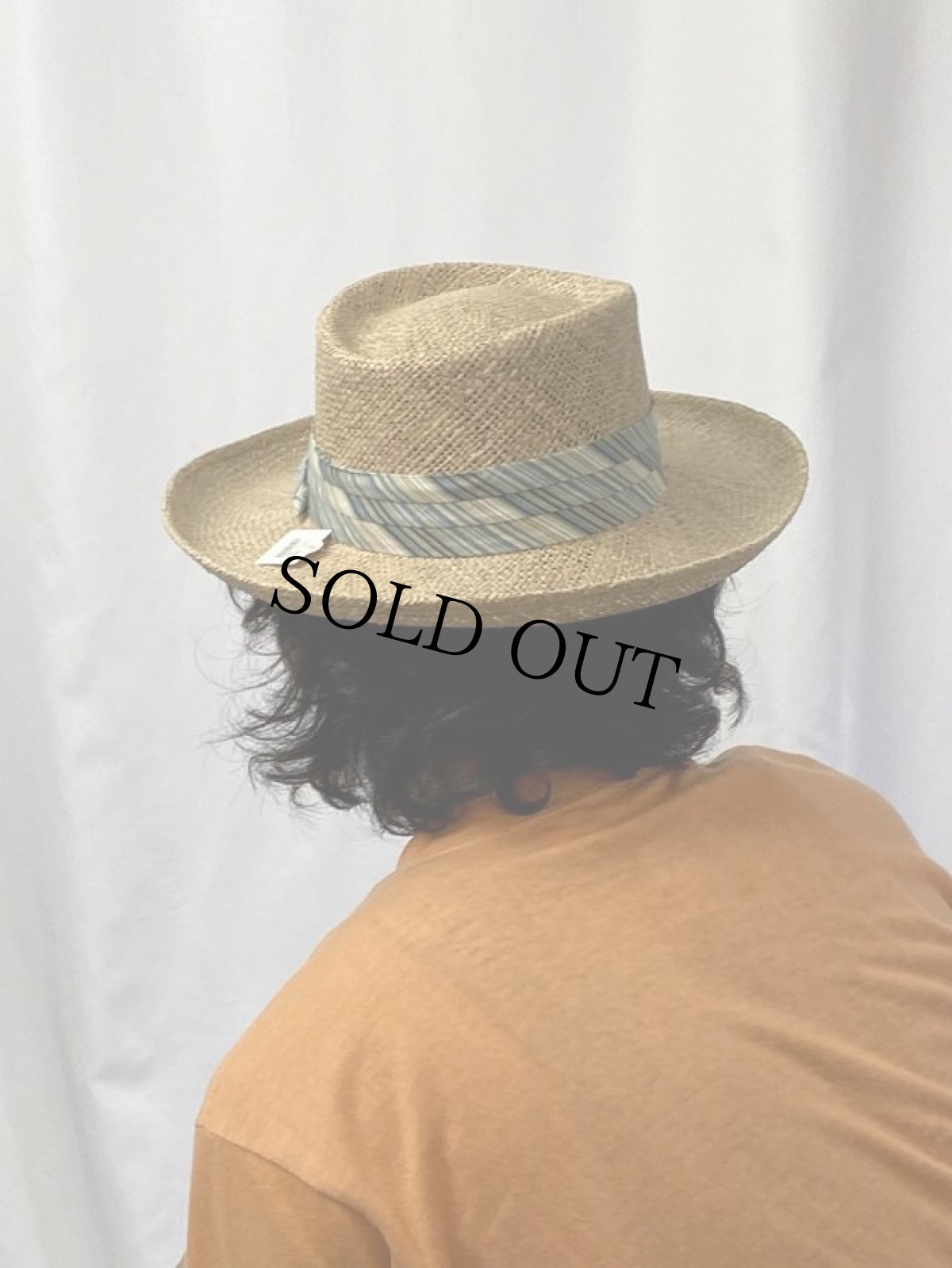 画像4: COUNTRY GENTLEMAN リボンデザイン 中折れ ストローハット M (4)