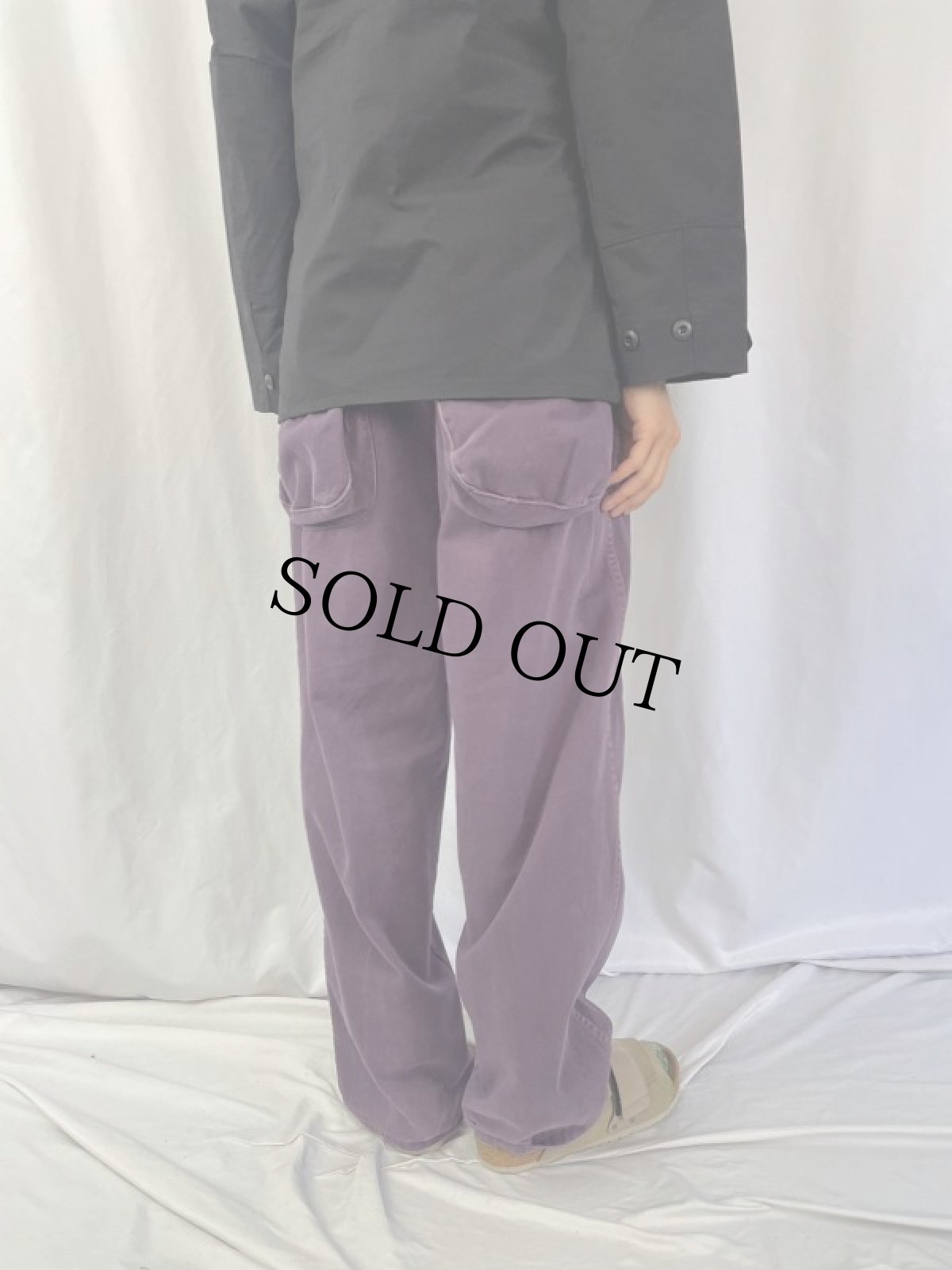 画像4: 90's〜 EXHAUST JEANS デザインカラーデニムパンツ W31 (4)