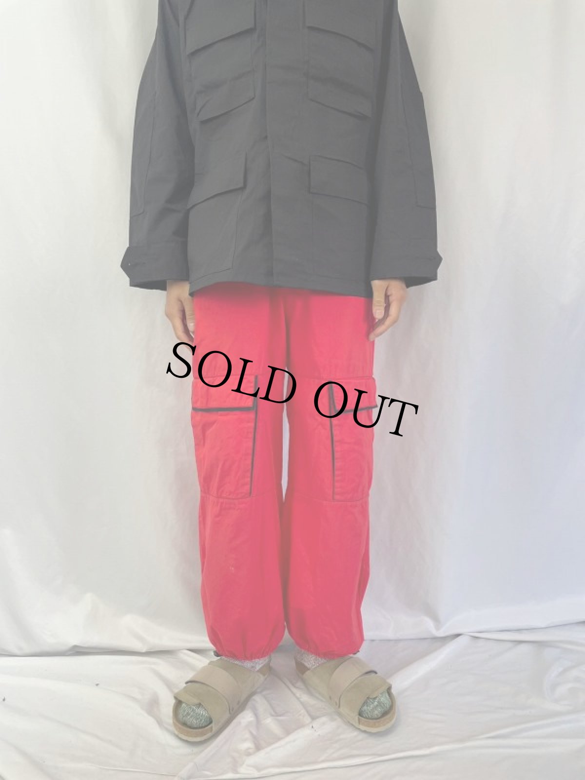 画像2: THE RAGGED PRIEST コットンカーゴパンツ W30 (2)