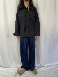 画像2: 90's U.S.ARMY COAT HOT WEATHER BLACK 357 BDUジャケット DEADSTOCK SMALL-REGULAR (2)